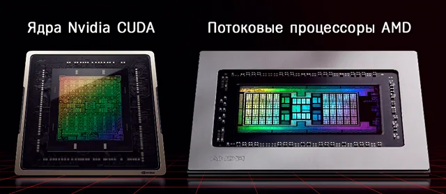 Ядра Nvidia CUDA против потоковых процессоров AMD