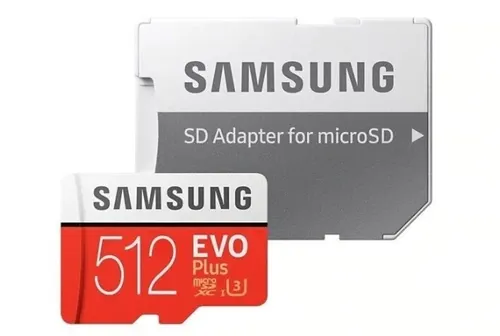 Карта памяти MicroSDXC 512GB Samsung Class 10 Evo Plus U3