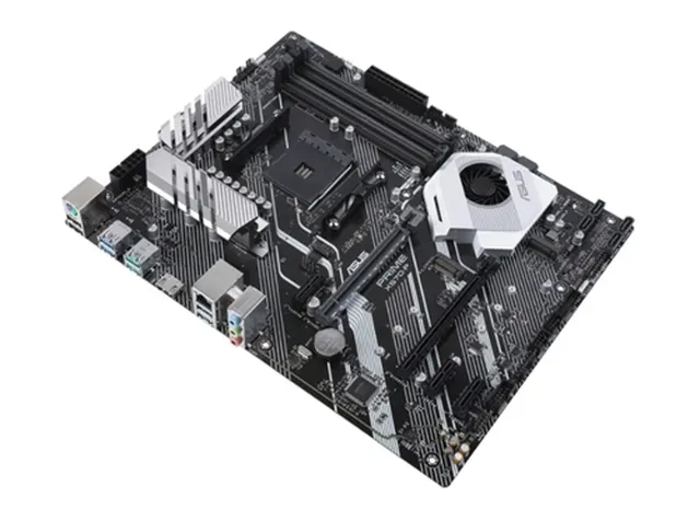 ASUS Prime X570-P с активным охлаждением чипсета