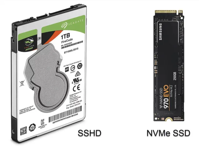 Сравнение гибридного диска SSHD и NVMe SSD