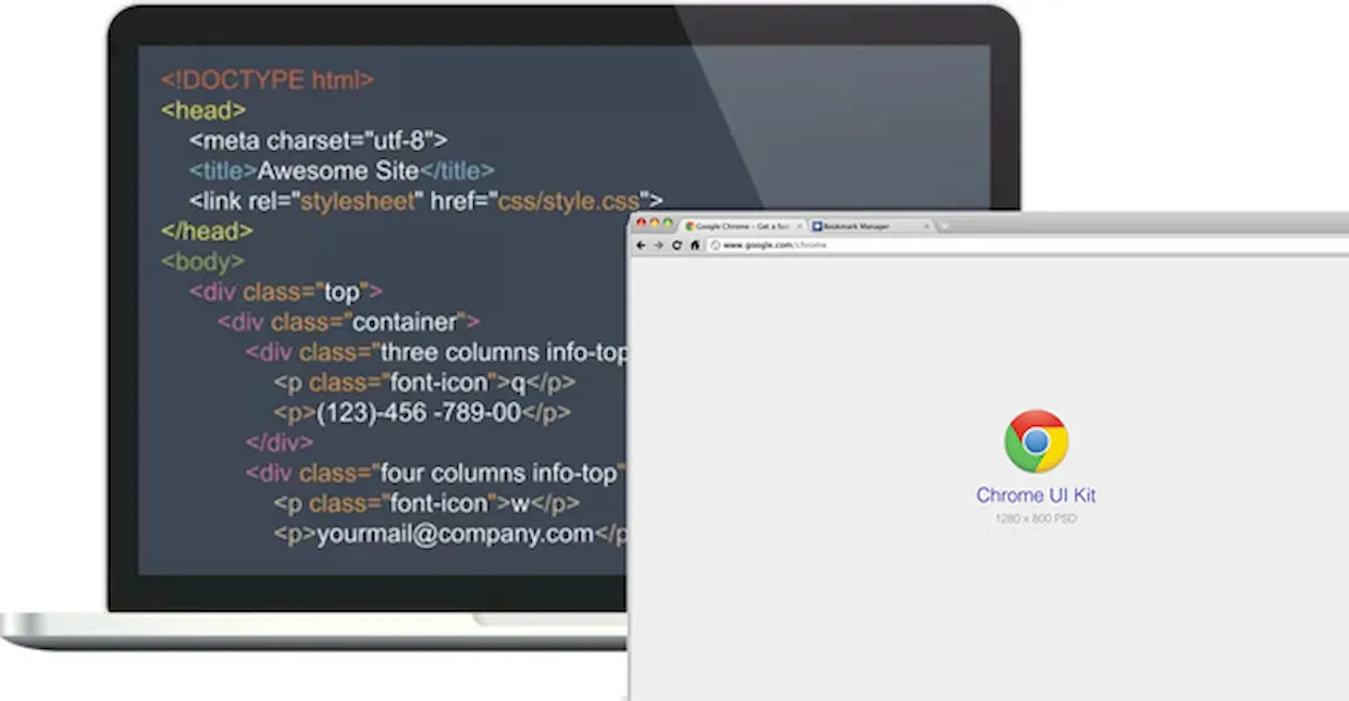Просмотр исходного кода сайта с помощью браузера