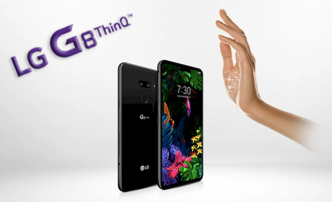 Смартфон LG G8 ThinQ в черном оформлении