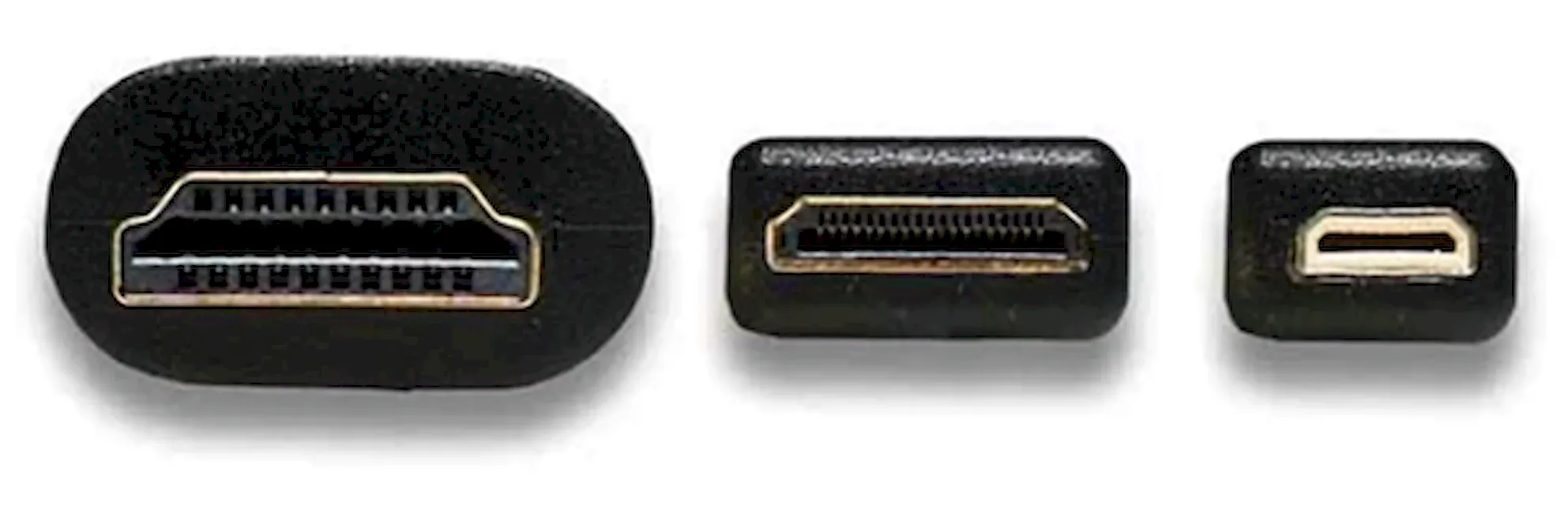 Классические типы разъёма HDMI