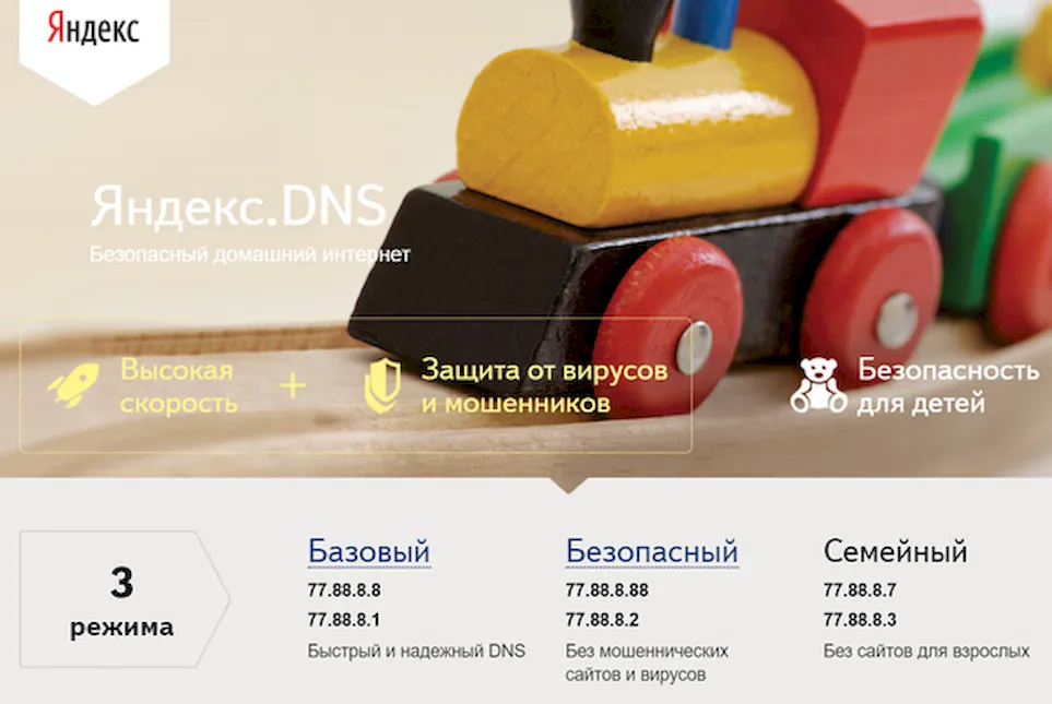Презентация сервиса DNS от Яндекса