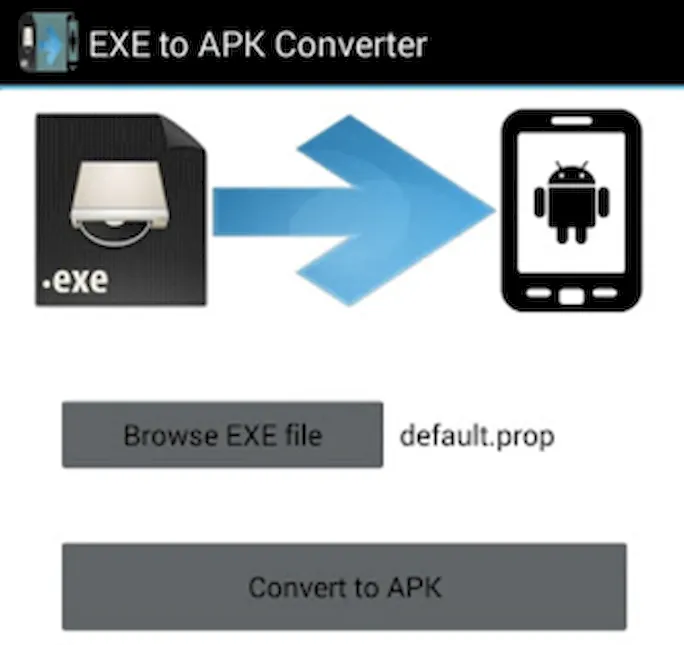 Конвертация файла EXE в формат APK