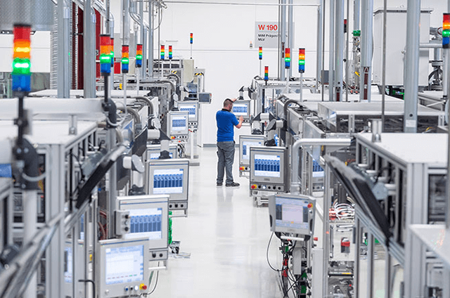 Автоматизированная производственная линия на заводе Bosch
