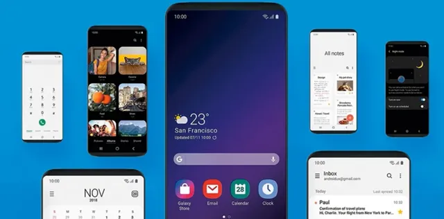 Новый пользовательский интерфейс One UI в смартфонах Samsung