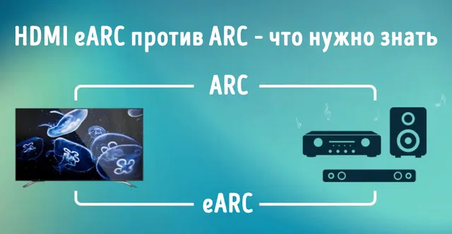 Сравнение технологий HDMI eARC и ARC