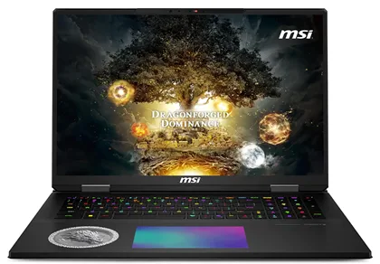 Игровой ноутбук Titan 18 HX Dragon Edition Norse Myth с дисплеем MiniLED UHD+ и частотой обновления 120 Гц