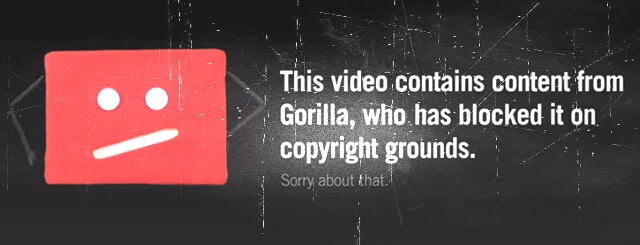 Видео заблокировано за нарушение авторских прав