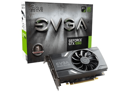 EVGA GeForce GTX 1060 3GB GAMING – приличная видеокарта с небольшим объемом памяти