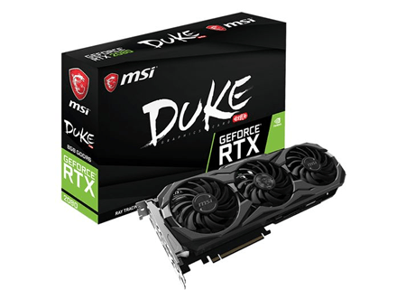 MSI GeForce RTX 2080 Duke 8G OC – новая видеокарта с ray-tracing в реальном времени