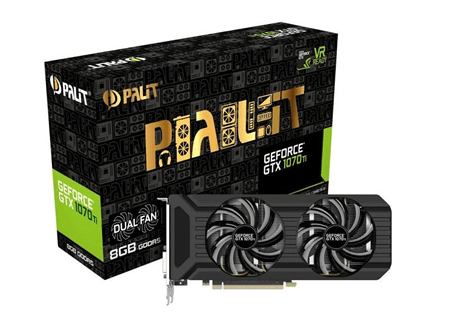 Palit GeForce GTX 1070 Ti Dual – пример очень доступной видеокарты