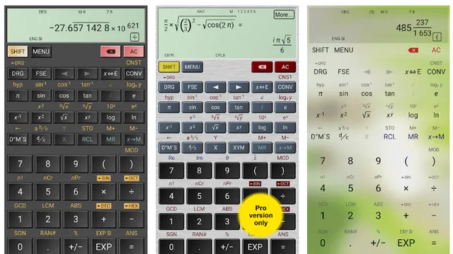 HiPER Scientific Calculator – калькулятор со всеми научными функциями