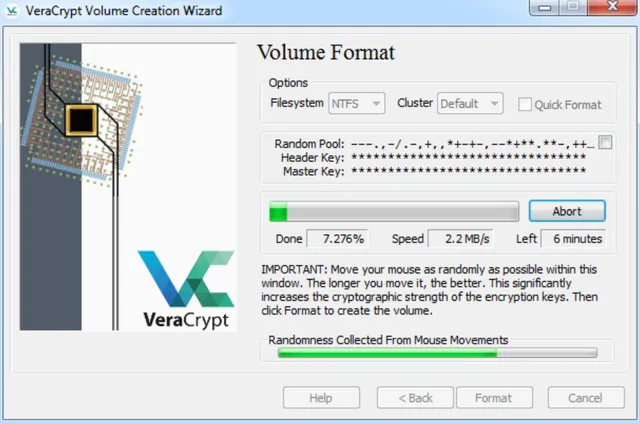 Инструмент VeraCrypt для бесплатного шифрования файлов