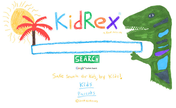 KidRex – пример поисковой системы для маленьких детей