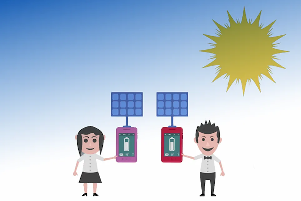 Зарядка смартфона от солнечной энергии
