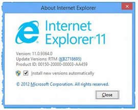 Технологии Google в Internet Explorer 11