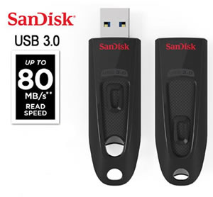 Зашифрованная флэш память SanDisk Ultra USB 3.0 Flash Drive