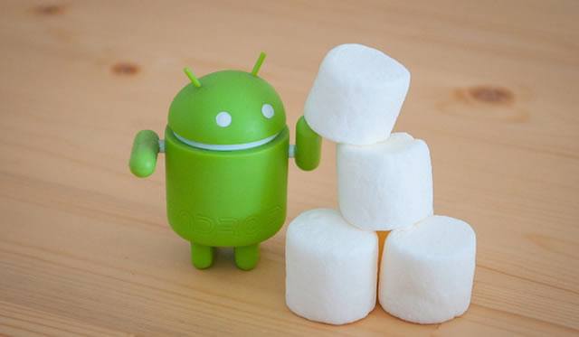 Android 6.0 Marshmallow подарит пользователям много новых функций Зеленый робот Android строит пирамидку из зефира