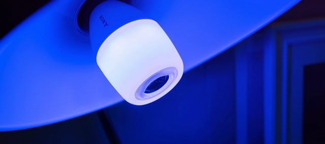 Проект smart лампы от Sony на выставке CES 2016
