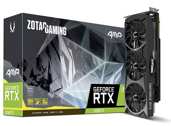 Видеокарта ZOTAC GAMING GeForce RTX 2080 Ti AMP