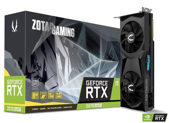 Видеокарта для майнинга ZOTAC GAMING GeForce RTX 2070 SUPER 8GB